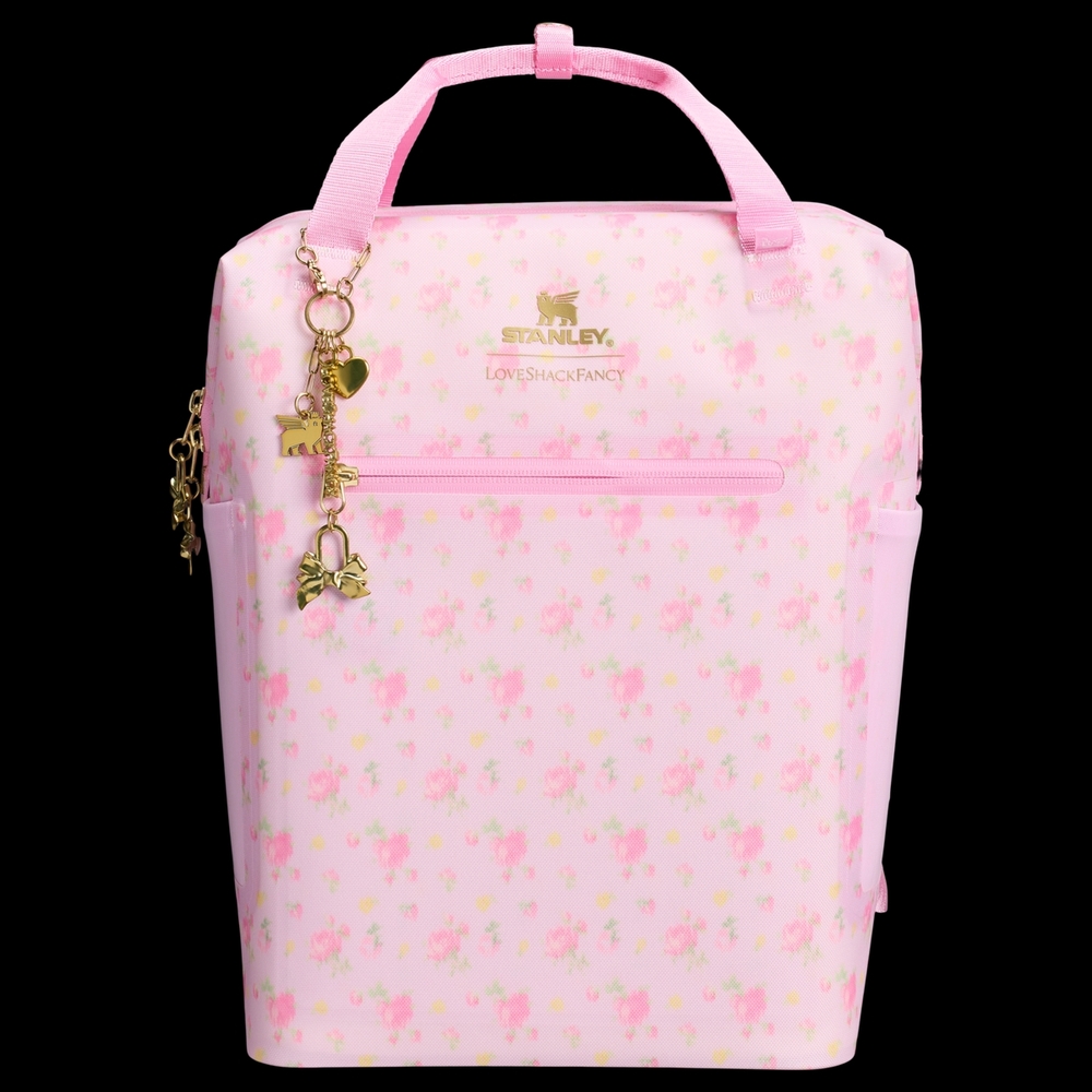 Loveshackfancy Pink Floral Backpack - image 1